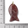 Natural & Synthetic Mixed Gemstone Pendants KK-D021-05G-4