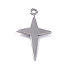 Non-Tarnish 304 Stainless Steel Pendants STAS-P288-01P-2