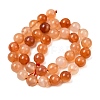 Natural Carnelian Beads Strands G-N0006-10mm-17-5