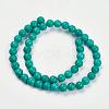 Natural Magnesite Beads Strands G-K205-02-6mm-2