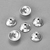 201 Stainless Steel Bead Caps STAS-F040-20G-S-2
