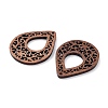 Walnut Wood Laser Cut Pendants WOOD-Q051-03F-2