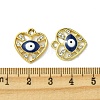 UV Plating Alloy Enamel Pendants FIND-B039-01G-07-3