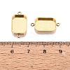 304 Stainless Steel Connector Cabochon Settings STAS-Q113-34G-3
