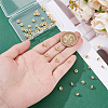 50Pcs 316 Surgical Stainless Steel Rhinestone Spacer Beads STAS-UN0063-78-3