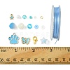 DIY Round Acrylic & Glass Beads Bracelets Jewelry Kits DIY-FS0006-29B-6