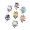 Brass Glass Pendants KK-Z103-11P-01-1