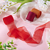 3 Rolls 3 Colors Wrinkle Polyester Ribbon OCOR-TA0002-98D-6