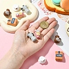 10Pcs 5 Styles Silicone Beads SIL-CJ0003-13-4