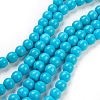 Synthetic Turquoise Beads Strands TURQ-G106-8mm-02F-1