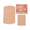 Kraft Paper Boxes and Necklace Jewelry Display Cards CON-L016-B03-2