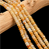 1 Strand Natural Topaz Jade Beads Strands G-PA0002-09-4
