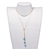 Stud Earrings & Pendant Necklaces Sets SJEW-JS01075-04-5