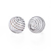 Transparent Handmade Blown Glass Globe Beads GLAA-T012-35C-05-2