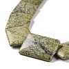 Natural Serpentine/Green Lace Stone Beads Strands G-P469-01-4