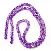 Baking Paint Crackle Glass Bead Strands CCG-S001-10mm-14-2
