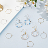 100Pcs 2 Colors 316 Surgical Stainless Steel Wine Glass Charms Rings STAS-BBC0005-95A-4