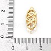 Brass Micro Pave Clear Cubic Zirconia Box Clasps LS-KK-U051-01G-04-4