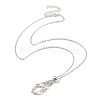 304 Stainless Steel Macrame Pouch Empty Stone Holder for Pendant Necklaces Making NJEW-JN04382-1