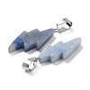 Natural & Synthetic Mixed Gemstone Pendants G-C057-01P-4