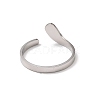 Non-Tarnish 304 Stainless Steel Open Cuff Rings RJEW-Q808-02A-P-3