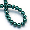 Baking Paint Pearlized Glass Pearl Round Bead Strands X-HY-Q003-10mm-79-4