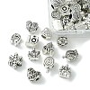 60Pcs 12 Style Tibetan Style Alloy European Beads TIBEB-FS0001-04-4