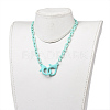 Personalized ABS Plastic Cable Chain Necklaces NJEW-JN02849-03-4