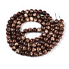 Baking Paint Glass Beads Strands DGLA-N016-8mm-05-2