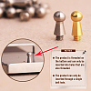 40Pcs Steel Nipple Stud Rivets FIND-FH0008-02B-4