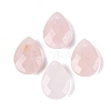 Natural Rose Quartz Pendants G-N362-13H-1