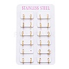 304 Stainless Steel Huggie Hoop Earrings LS-EJEW-L252-043B-G-3