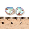 Electroplate Glass Bead EGLA-H102-08V-3
