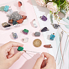 DIY Gemstone Pendant Necklaces Making Kits DIY-UN0001-83P-3