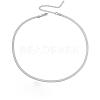 304 Stainless Steel Snake Chain Necklaces for Women WG80FEF-32-3