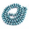 Electroplate Glass Beads Strands EGLA-N041-009-3