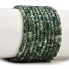 Natural Emerald Beads Strands G-B175-C04-2x2mm-2