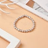 Natural Pearl Beaded Stretch Bracelets for Women BJEW-JB09136-2