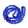 Opaque Glass Beads Strands GLAA-N073-01G-2
