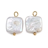 Natural Freshwater Pearl Keshi Pearl Pendants STAS-D378-04G-1