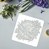 Large Plastic Reusable Drawing Painting Stencils Templates DIY-WH0172-835-3