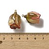 Preserved Rose with Golden Alloy Pendants FIND-M010-01A-3