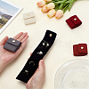 5Pcs 5 Colors Portable Travel Microfiber Leather Jewelry Rolls ABAG-PH0001-99-3