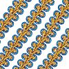 Lace Trim Polyester Ribbon for Jewelry Making OCOR-WH0071-007A-1