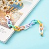 Acrylic Rainbow Cable Chains Phone Case Chain HJEW-JM00483-01-2
