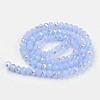 Electroplate Glass Beads Strands EGLA-A034-J8mm-L03-2