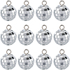 24Pcs Mirror Ball Reflective Ball Pendants AJEW-SC0002-62-1