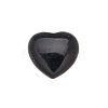Natural Obsidian Heart Sculpture Display Decorations PW-WG48DEF-08-1