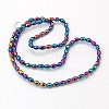 Non-Magnetic Synthetic Hematite Beads Strands G-E056-1-2