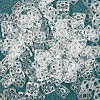 100pairs Plastic Snap Buttons BUTT-CY0001-03-6